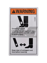 82506 Warning Foot Crushing | Genie
